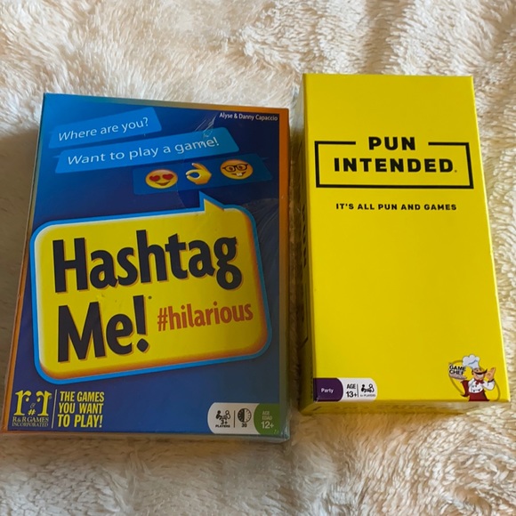 2 New games Pun Intended Hashtag Me!